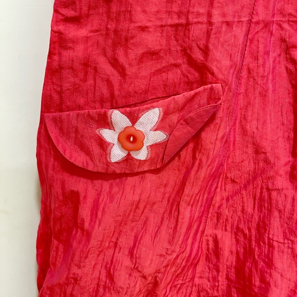 Designer Bernadette Styled NWOT Taffi Taffeta Floral Dress Set Pink Bon Chic 11 - Picture 7 of 7